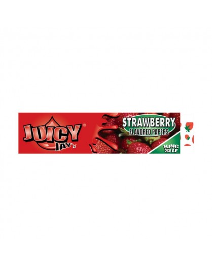 Bibułki smakowe Juicy Jay's Strawberry Kiwi King Size Slim