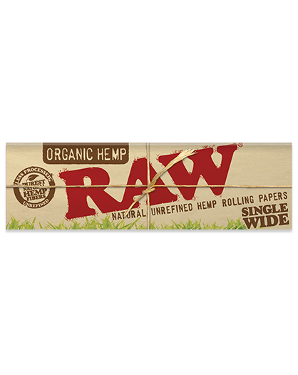 Bibułki RAW Single Wide Organic Hemp