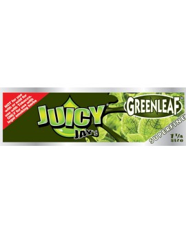 Bibułki smakowe Juicy Jay's Green Leaf 1 1/4 SUPER FINE