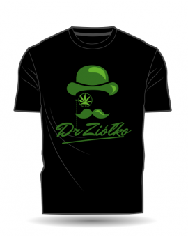 T-Shirt czarny Dr.Ziółko