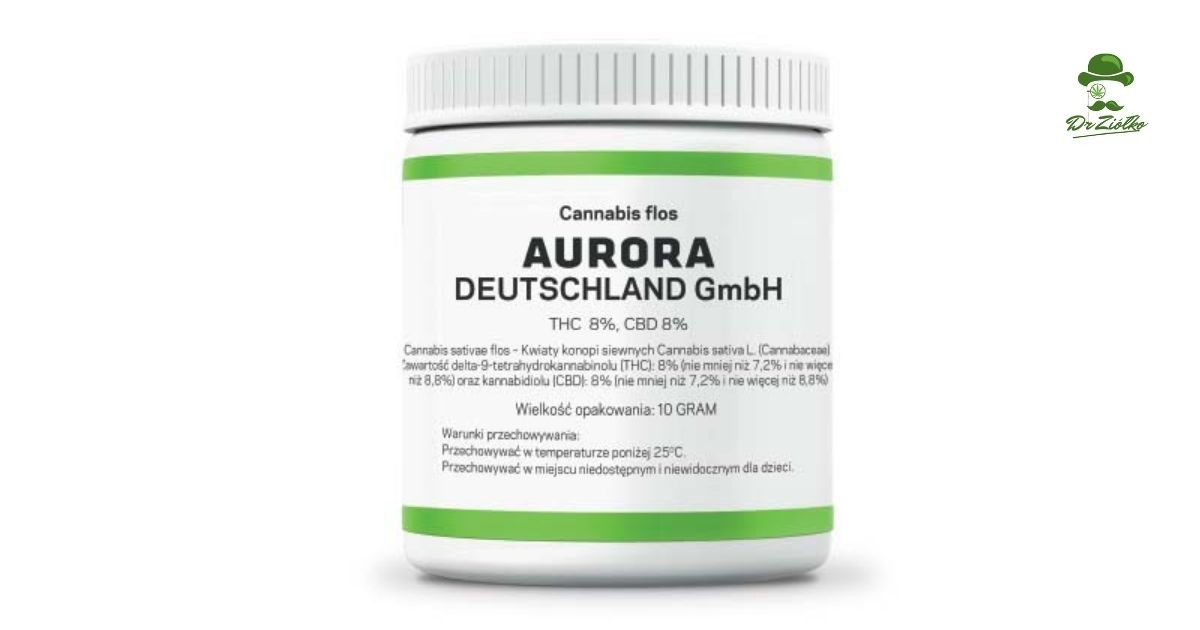 Aurora 8% CBD + 8% THC - Nowa odmiana medycznej marihuany trafi niebawem do polskich aptek
